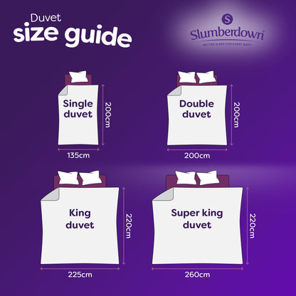 Slumberdown Anti Allergy Double Duvet 10.5 Tog - Allergy UK Approved All Year Round Double Quilt for Allergy Sufferers - Made in the UK, Anti Bacterial and Machine Washable Bedding (200 x 200cm)