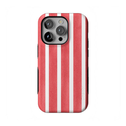 Casely iPhone 14 Pro Case | Opposites Attract | Day & Night Mountains | Compatible with MagSafe | Bold Protective Design