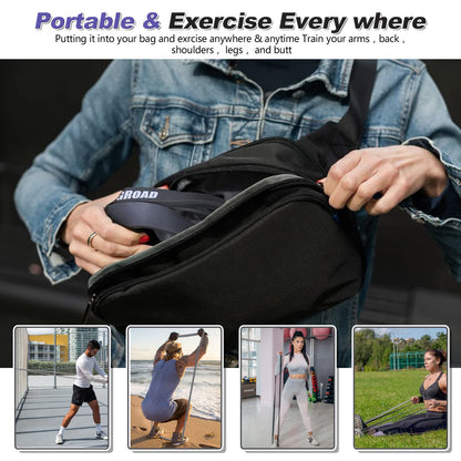 Resistance Band Pull Up Assistance Bands,Set of 5 Resistance Heavy Duty Exercise Stretch Fitness Bands for Stretching Power Lifting Workout Training with Instruction Guide
