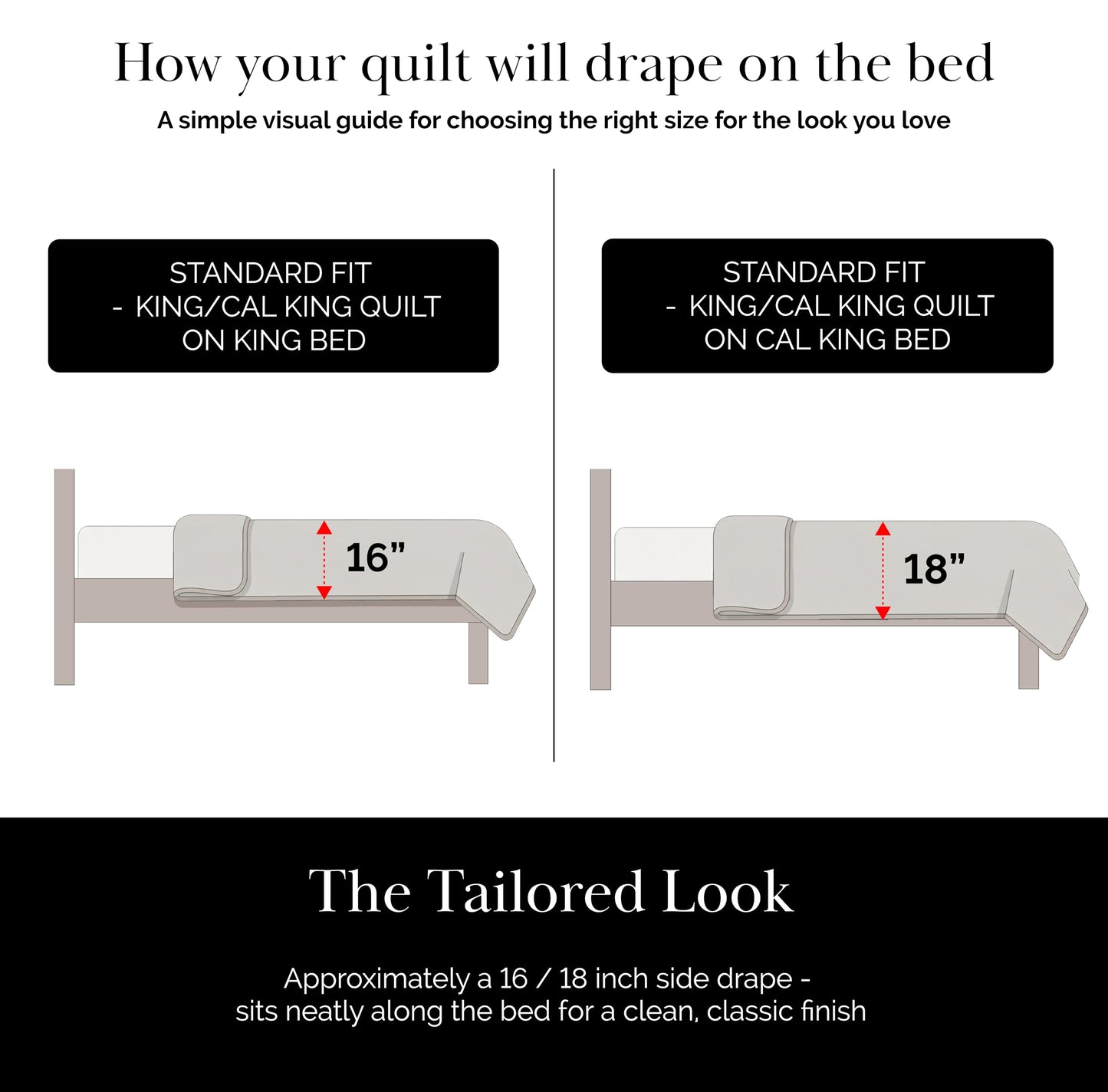 Southshore Fine Living, Inc. Oversized Quilt, King Size Bedding Set, Soft Microfiber, Easy Care Stain and Pet Hair Resistant Bedding, California/King Size Quilt Bedspread Set w/2 Shams, Dark Taupe