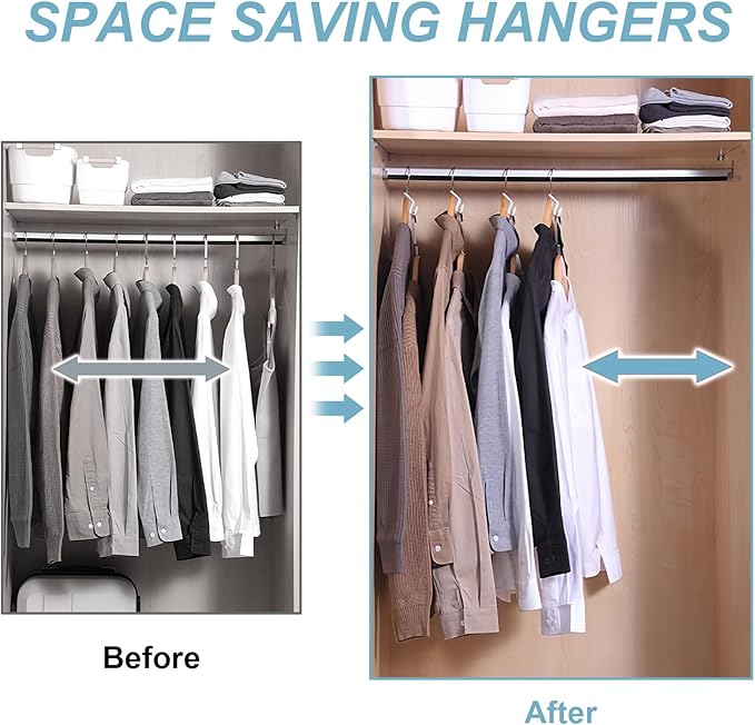 50 PCS Space Saving Hanger