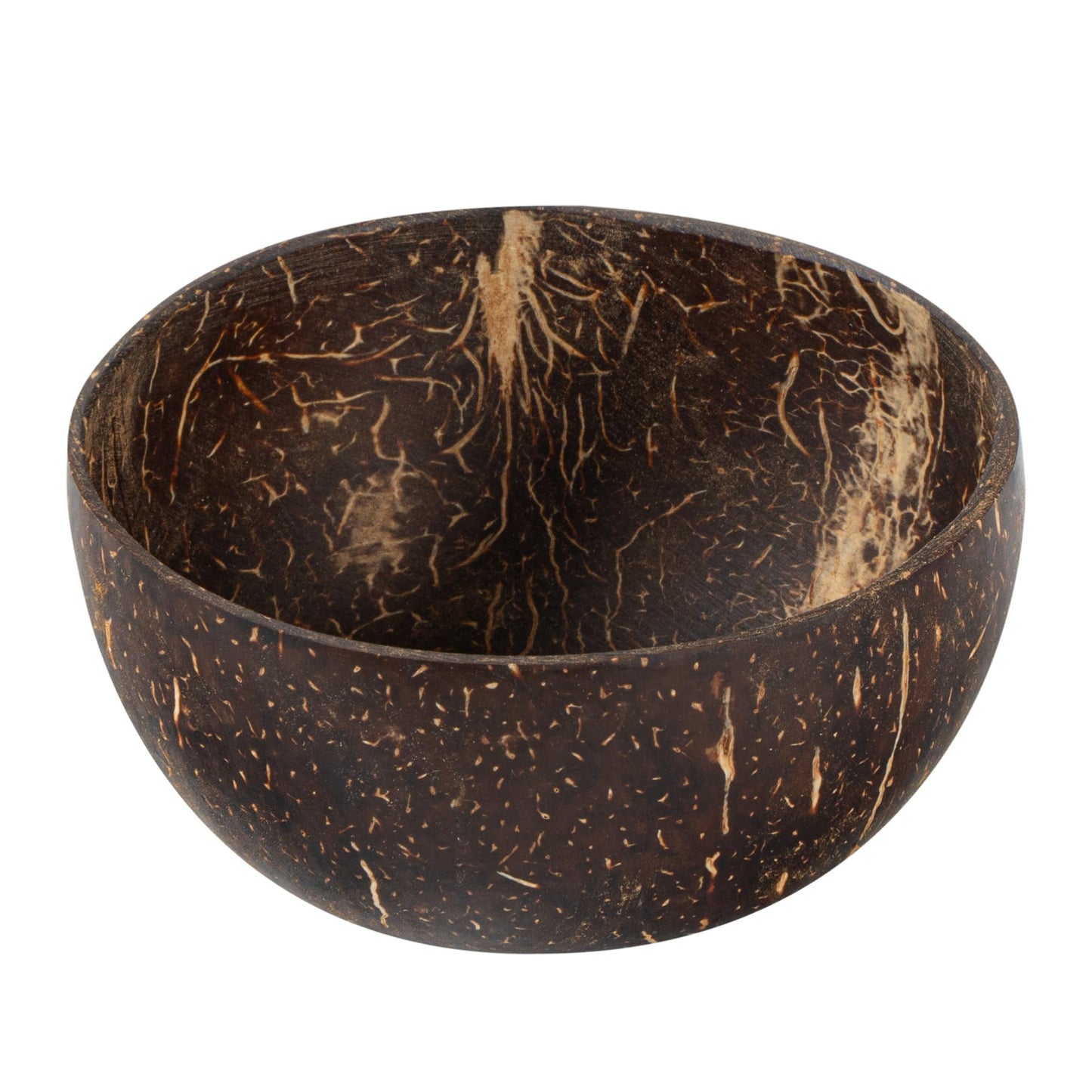 Restaurantware Coconut Shell Bowls 1 Count 10.2 Oz Coconut Serving Bowl With Polished Finish, Decorative Handcrafted Coconut Shell, Decorative Reusable