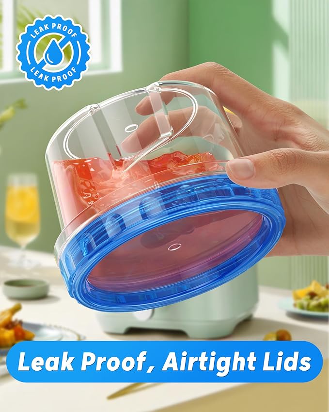 12 Pack-17oz Freezer Storage Containers, Plastic Food Storage Containers