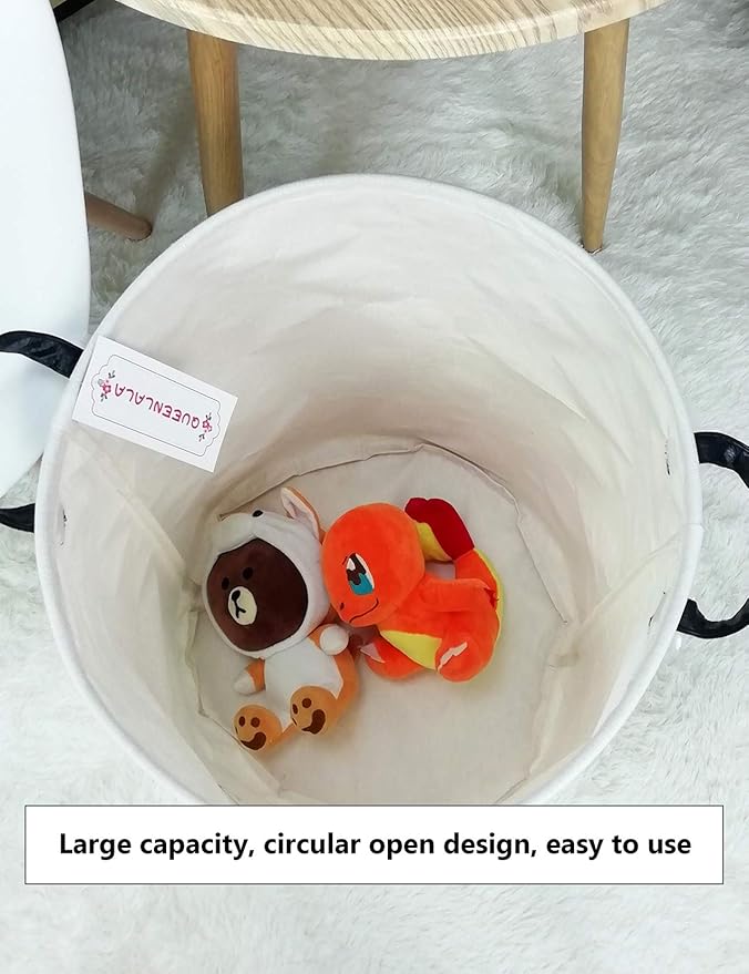QUEENLALA Large Storage Basket, Laundry Hamper/Bathroom/Home Decor/Collapsible