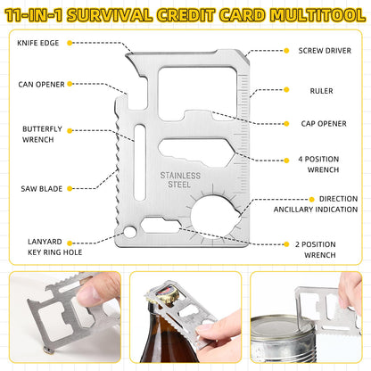 Vicenpal 40 Pcs Multitool Pens for Men Gifts 6 in 1 Screwdriver Multi Function Pens Credit Card Bulk Father's Day Multi-tool Gifts for Adult Men Dad Husband Male Coworker (Black,Yellow;silver)