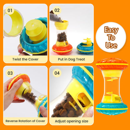 MateeyLife Interactive Dog Toys for Boredom, Dog Puzzle Toys for Mental Stimulation, Treat Dispenser Slow Feeder Enrichment Toy