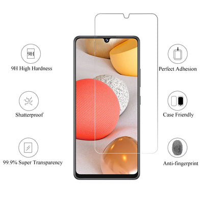 Ailun Screen Protector for Galaxy S22+/S22 Plus 5G 6.6 Inch Display 3Pack + 3Pack Camera Lens Tempered Glass Fingerprint Unlock 0.25mm Clear Anti-Scratch Case Friendly [Not For S22 Ultra]