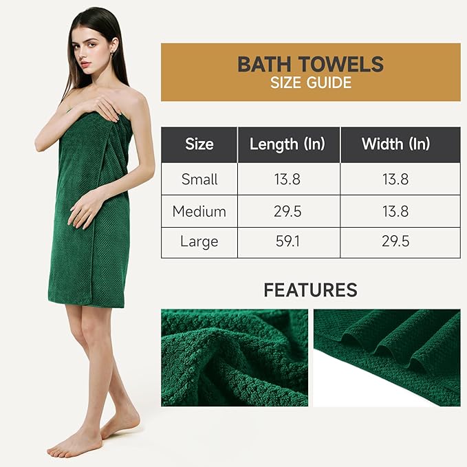 REDKISS Soft 6 Piece Bath Towel Set
