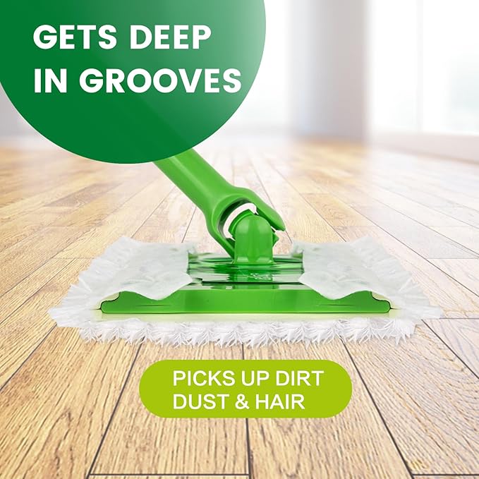 100ct Dry Sweeping Cloths for Swiffer Sweeper Mop, Heavy Duty Microfiber Duster