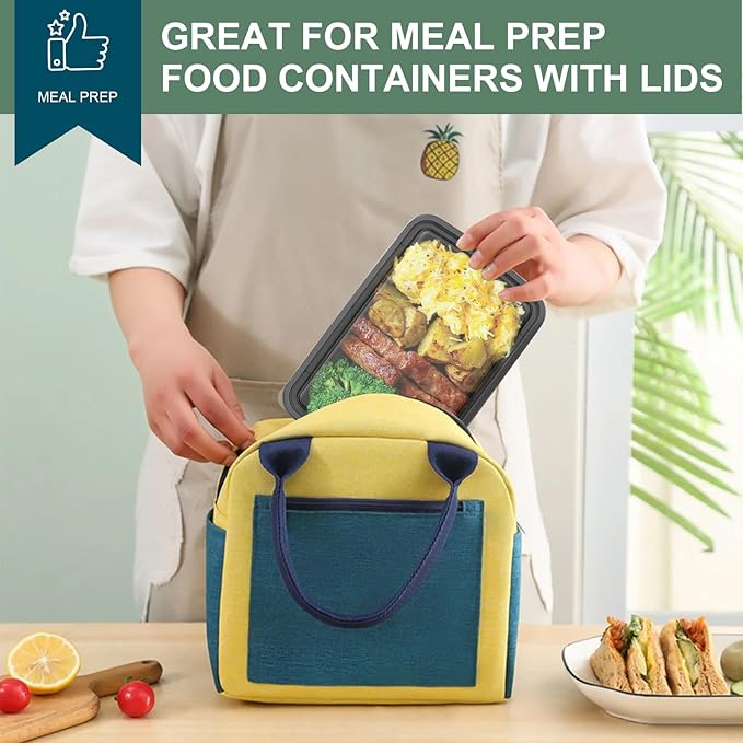 50 Pack Meal Prep Containers 24 oz, Leakproof Plastic Food Storage Containers
