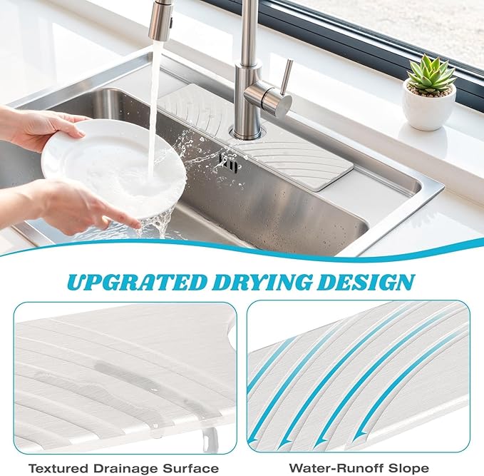 Stone Faucet Mat for Kitchen Sink