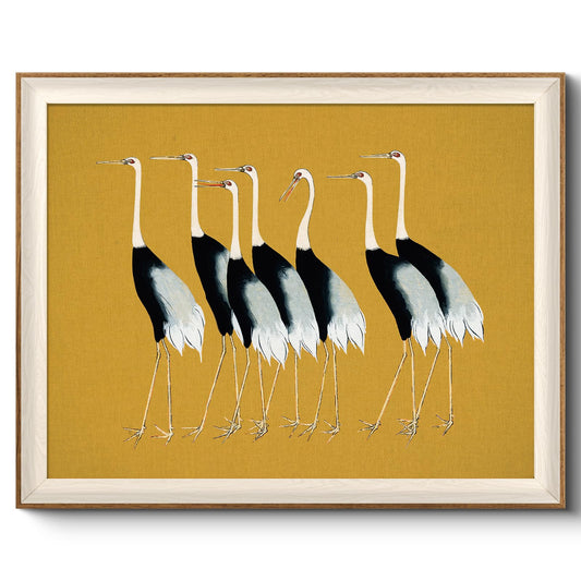 VIYYIEA Framed Wall Art for Living Room, Swan Art Canvas Prints, Vintage Home Decor, Animals Painting Picture, Bathroom Wall Decor Gifts for Friends or Family - 12L x 10W