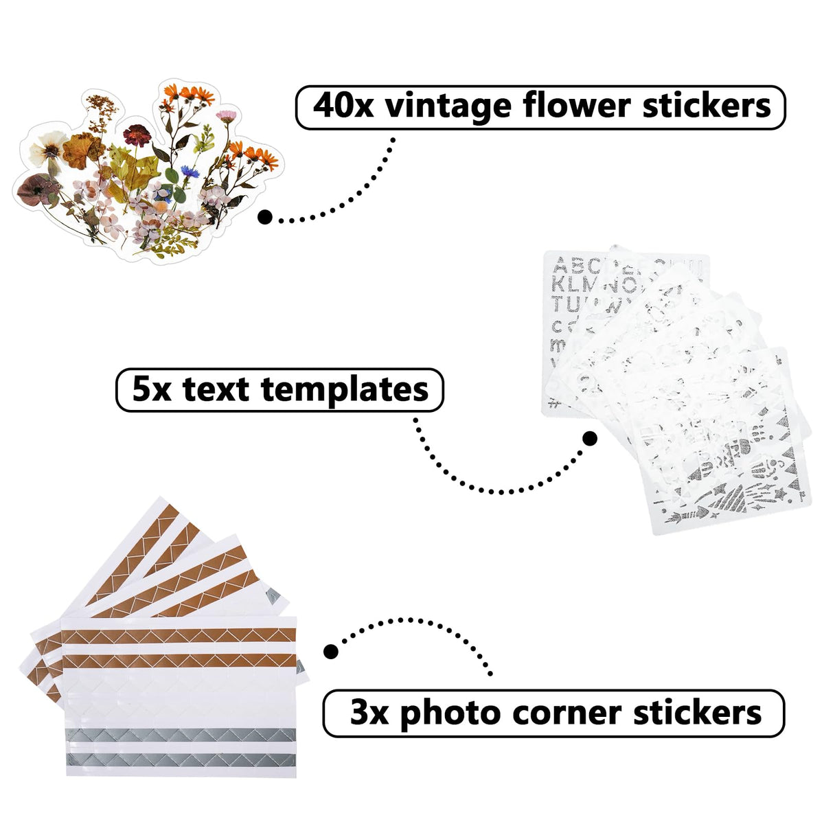 Vienrose 8x8 Inch Scrapbook DIY Small Hardcover Kraft White Pages Scrapbook Photo Album Linen Cover Scrap Book Photo Albums Scrapbooking Supplies Kit for Couple Family Wedding Travel