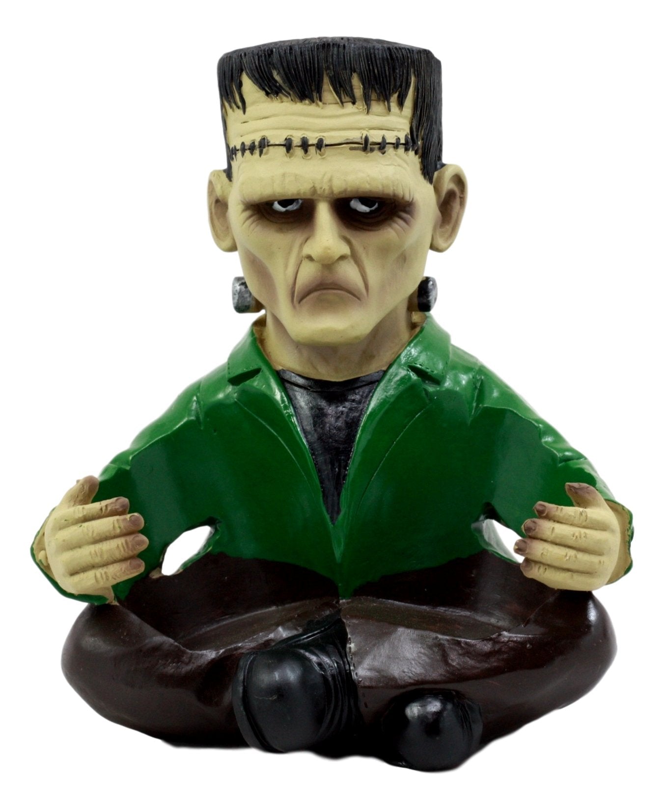 Ebros Gift Creepy Halloween Dr Victor Frankenstein Monster Modern Prometheus Salt And Pepper Shakers Holder Figurine Set 5.25"H