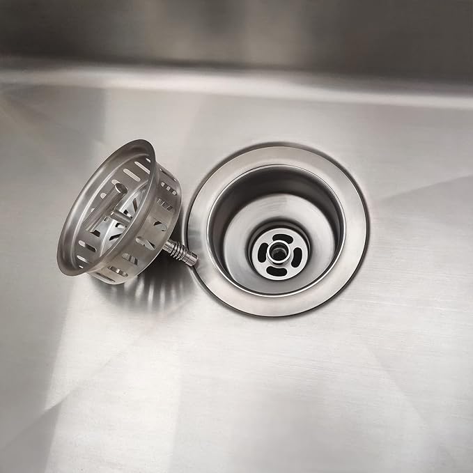 3-1/2 Inch Brushed Nickel Sink Strainers