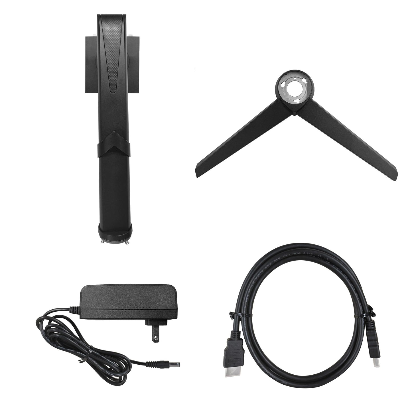 Amazon Basics 24 in Monitor, FHD 1080P, Max 100Hz, VESA Compatible, Built-in Speakers, Black