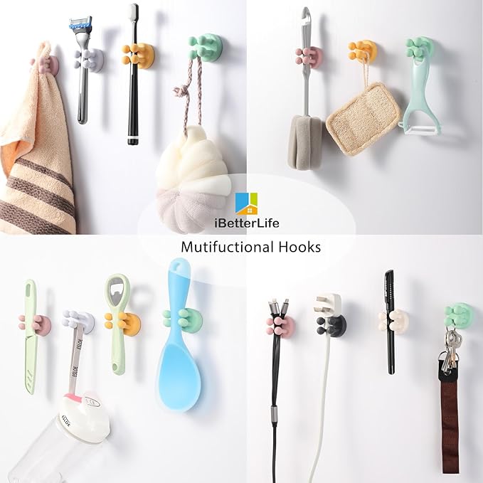 ZEZHOU 5Pcs Silicone Toothbrush Holders