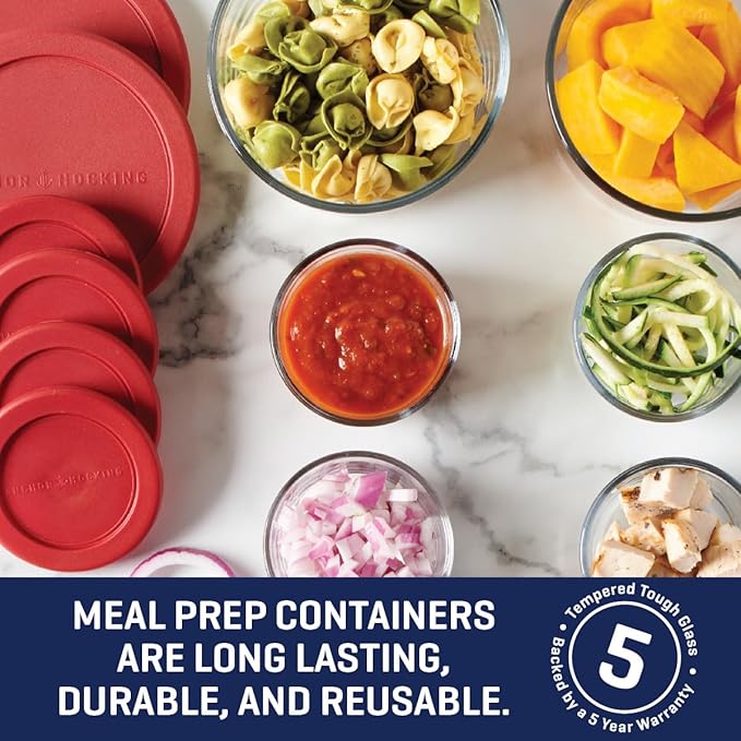 Anchor Hocking 12 Piece Glass Storage Containers