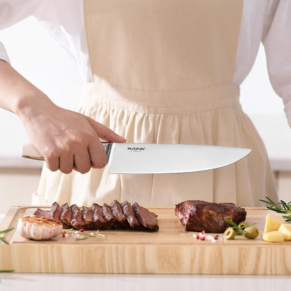 Musifan 5-Piece Chef Knife Set, Professional Ultra Sharp Kitchen Knives For Cooking High Carbon Stainless Steel, With Ergonomic Handle Design (five)