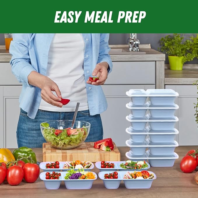 50 Pack 28 oz Meal Prep Containers Reusable