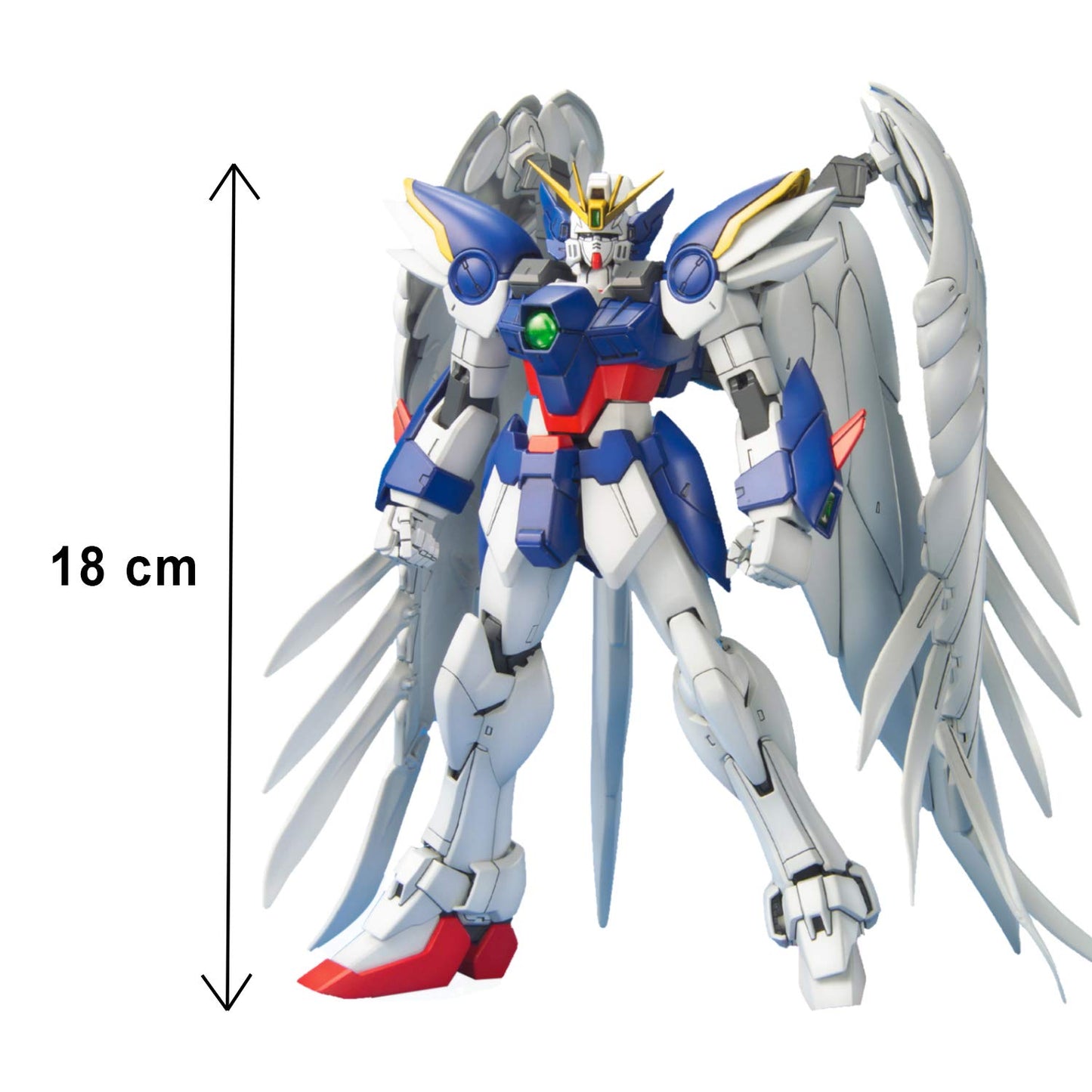 Bandai Model Kit GUNDAM - MG Wing Gundam Zero Custom 1/100 - Model Kit, Multicolor, 129454