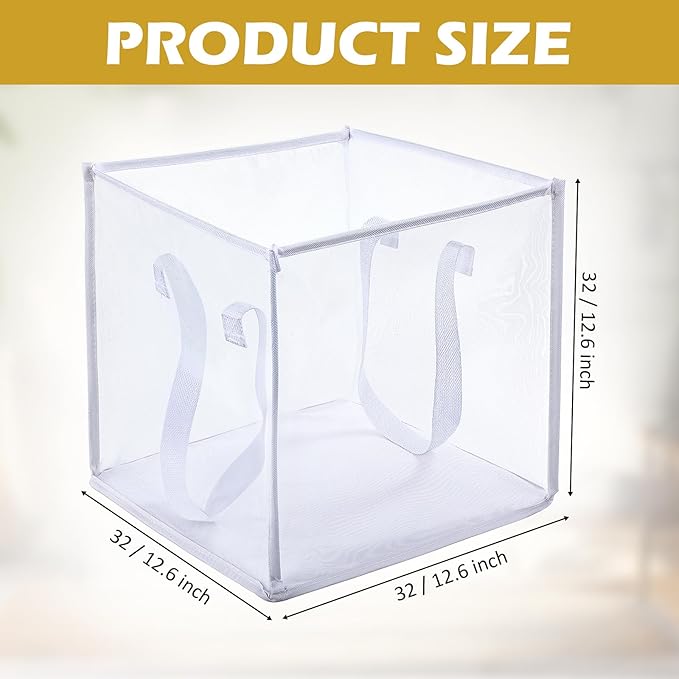 Zopeal 6 Pack Popup Laundry Hamper 13 Inch Collapsible Laundry Baskets