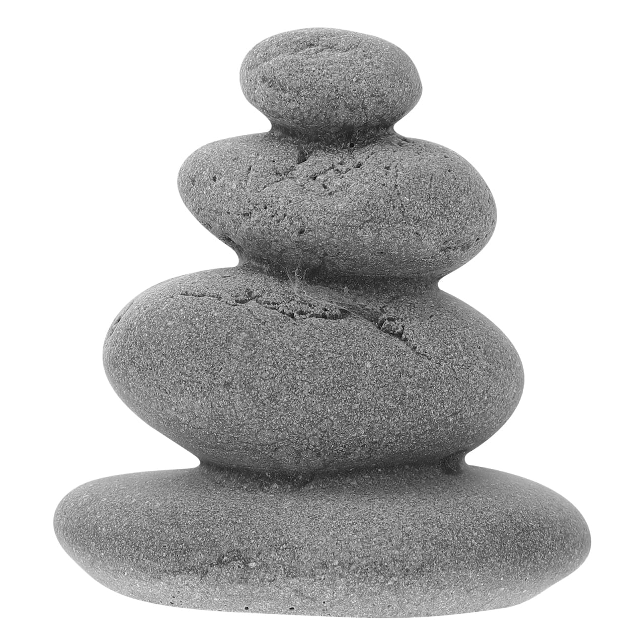 balacoo Zen Stones Decor Simulated Rockery Ornament for Aquarium Micro Landscape Desk Living Room Garden Patio and Table Display 2.55 X 2.36 X 1.57 in