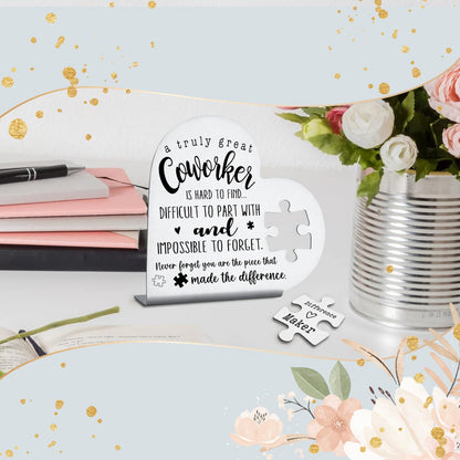 Coworkers Leaving Gifts, Farewell Going Away New Job Gifts Thank You Appreciation Gifts For Women, Coworker, Colleague, Decorative Signs Plaques GDW29