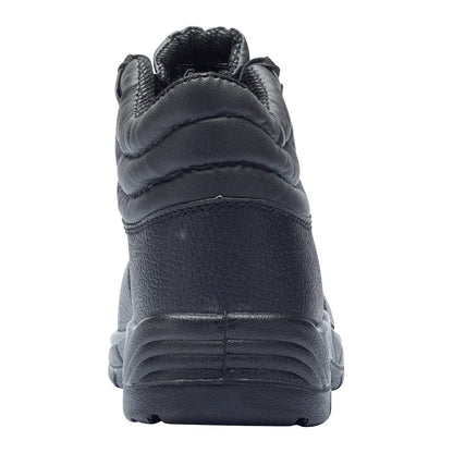 Blackrock Chukka Work Boots, Safety Boots, Safety Shoes, Steel Toe Cap, Mens Womens Ladies, Work Shoes, Black, Gardening, Lightweight, Leather, Wide Fit, Non Slip, On Site - Size 9