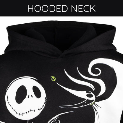 Disney Nightmare Before Christmas Jack Big Boys Fleece Hoodie & Pants Black 10-12
