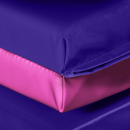 We Sell Mats - 4 ft x 8 ft x 2 in Personal Fitness & Exercise Mat for Home Workout - Lightweight and Folds for Carrying – All Purpose Home Gym Mat – Thick Mat for Yoga, Pilates, Stretches, and Floor Exercises
