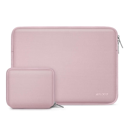 MOSISO Laptop Case 13 inch, 13 inch Laptop Sleeve Bag Compatible with MacBook Air M4 M3 M2 M1 2025-2018 / Pro 13 M2 M1 2025-2016, Neoprene Computer Sleeve Bag with Small Case, Baby Pink