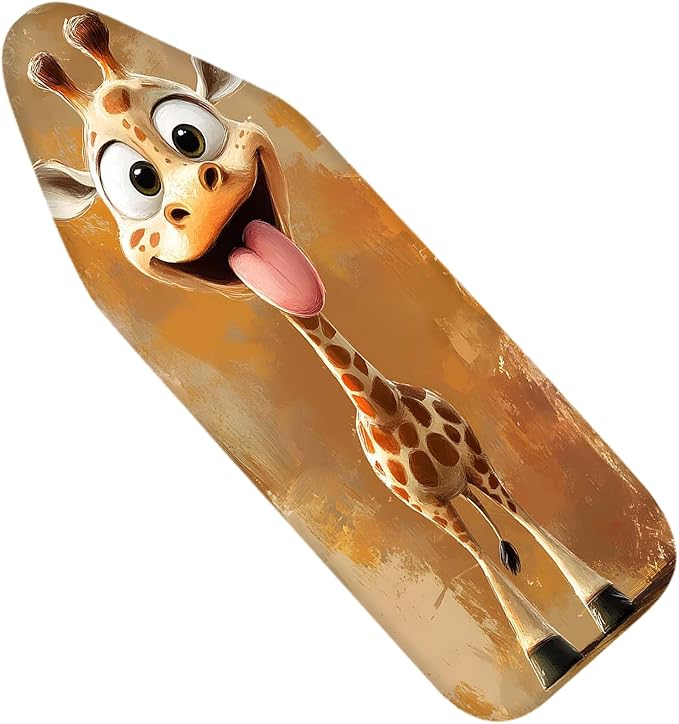 Nuxovilar Cartoon Giraffe Pattern Ironing Board Cover, 15 * 54inch, Fits Most