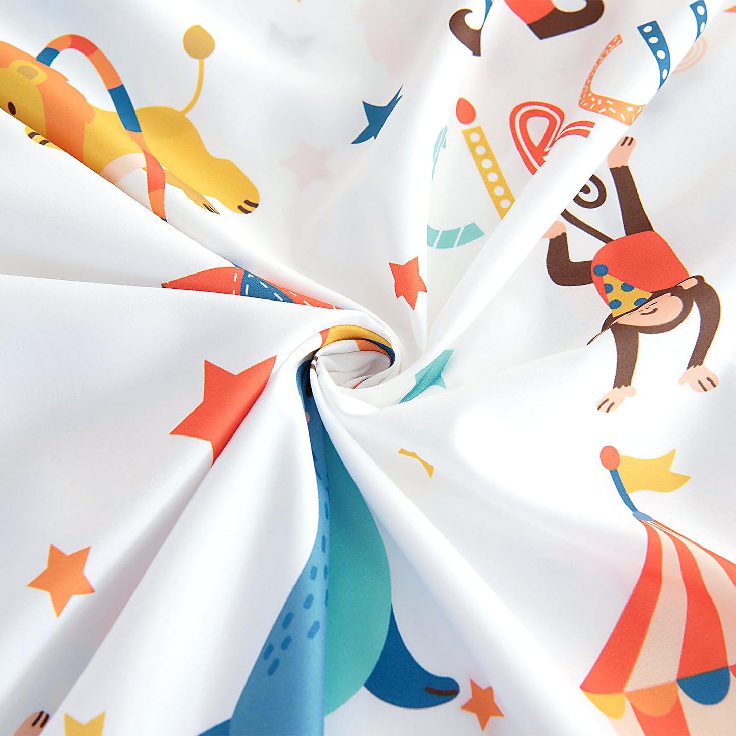 Swiftify Twin Sheets Set Kids for Boys & Girls Circus Clown, 3-Piece Bed Sheet Set for Toddler, Soft Brushed Microfiber Bedding, Deep Pocket, Wrinkle & Fade Resistant, Carnival Circus Clown