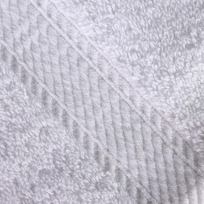 SUPERIOR Egyptian Cotton Pile 8 Piece Towel Set, Includes 2 Bath, 2 Hand