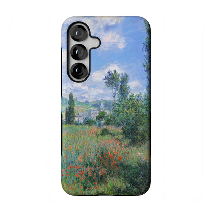 Casely Galaxy S25 Plus Case | Ink & Iris | Vintage Floral | Compatible with MagSafe | Bold Protective Design