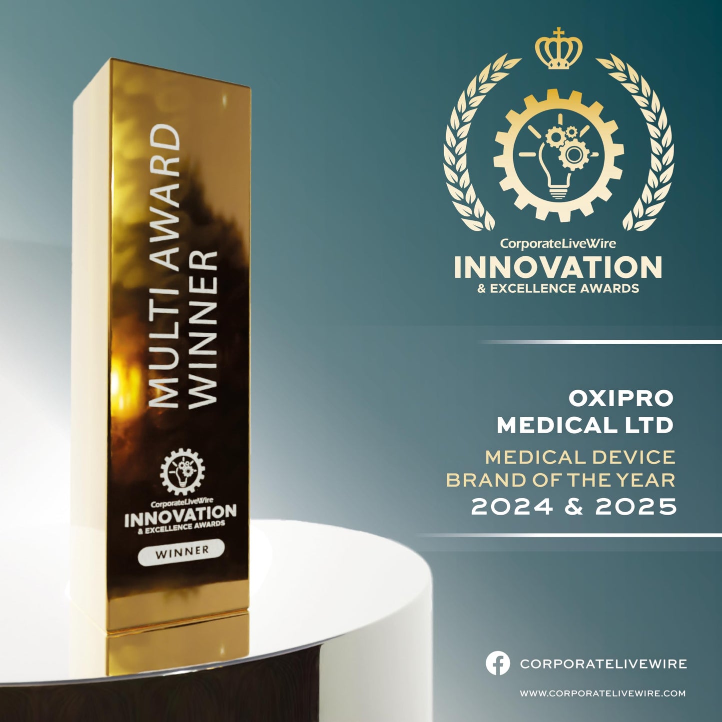 OxiPro OX2 - CE Certified - MHRA Registered Pulse Oximeter/Blood Oxygen Monitor - Finger Oxygen Saturation Monitor/SATS Monitor SpO2 - UK Approved Medical Device