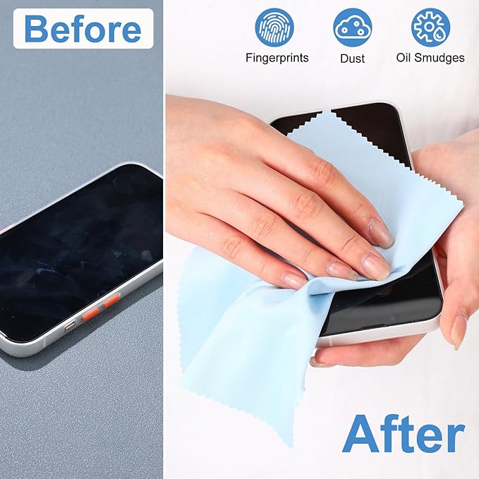 Frienda 50 Pcs Microfiber Cleaning Cloth