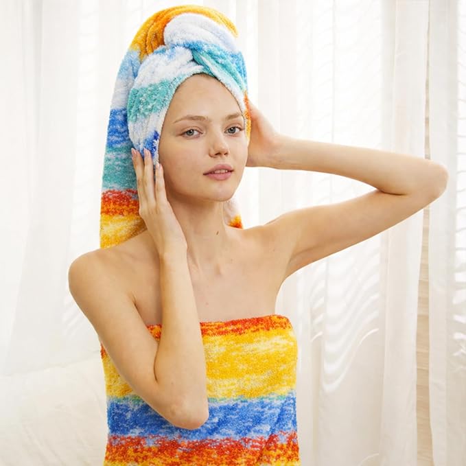 SEMAXE 4-Pack Luxury Bath Towels