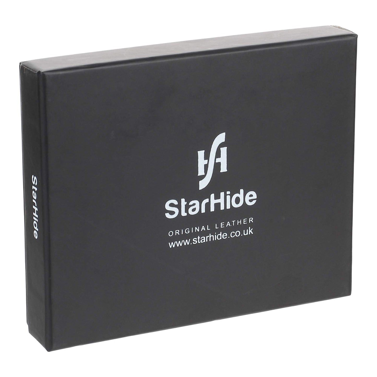 STARHIDE Men’s RFID Blocking Genuine Leather Wallet – Twin ID Card Holder, Coin Pouch, 7 Card Slots, 2 Note Compartments & Gift Box – Slim Bifold Wallet for Men 1213 (Hunter Brown)