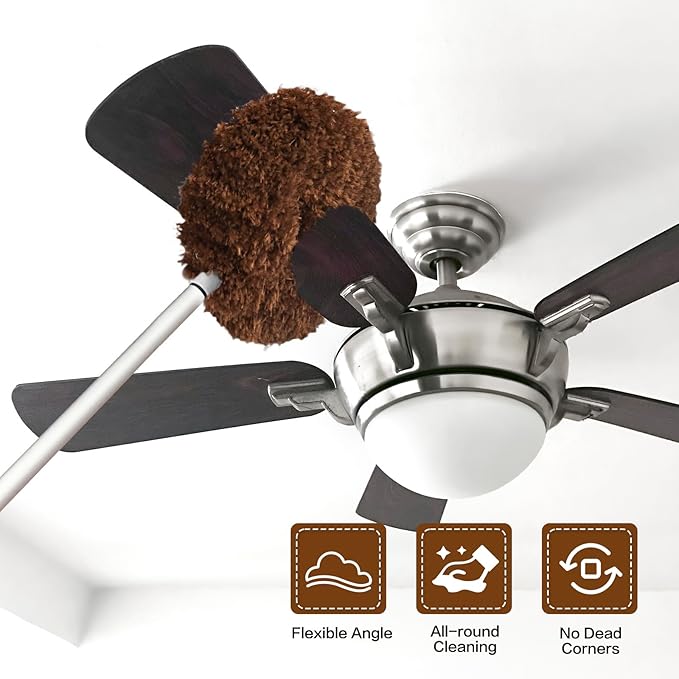 Ceiling Fan Cleaner Duster Reusable Microfiber Ceiling Fan Blade Cleaner