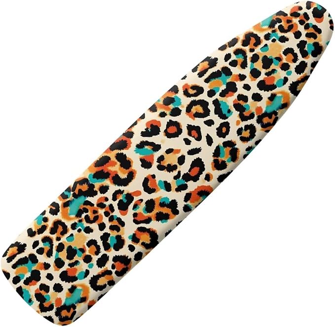 Rainbow Leopard0 Ironing Board Cover and Pad