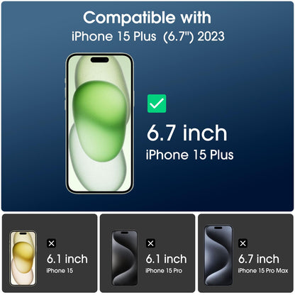 amFilm Easiest Installation OneTouch for iPhone 15 Pro Max Screen Protector [6.7 Inch] Tempered Glass + Camera Lens Protector, Auto-Alignment Tech, Bubble Free, Case Friendly, Anti-Scratch [2+2 Pack]