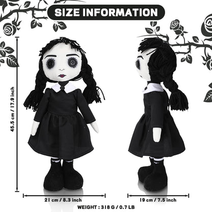 Varuotu 21" Gothic Haunted Doll Scary Living Dead Dolls Creepy Revenge Voodoo Doll Halloween Decoration Toy Gag Gifts