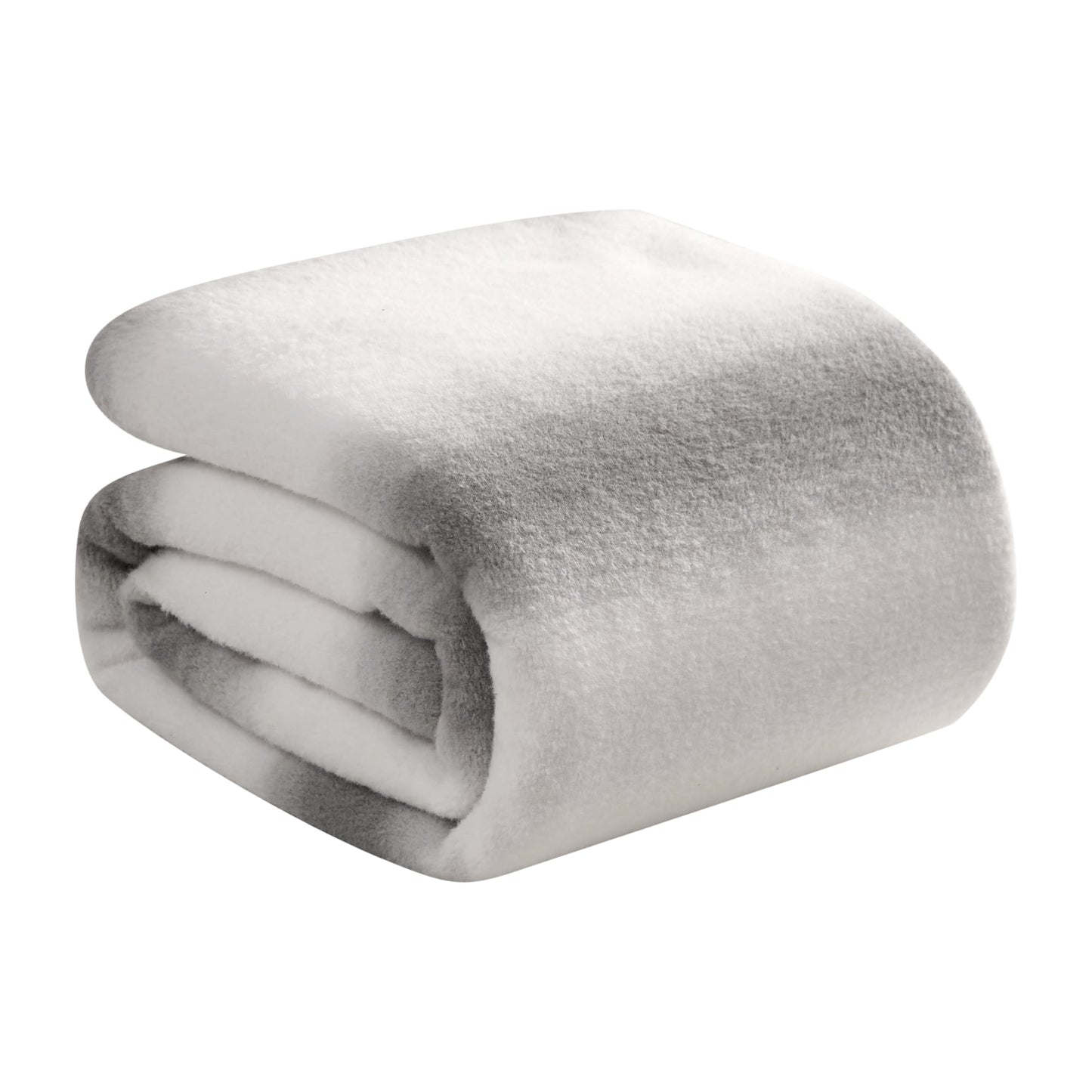 Nine West Faux Cashmere Throw Blanket, 50"x70", Ombre Stripe Gray