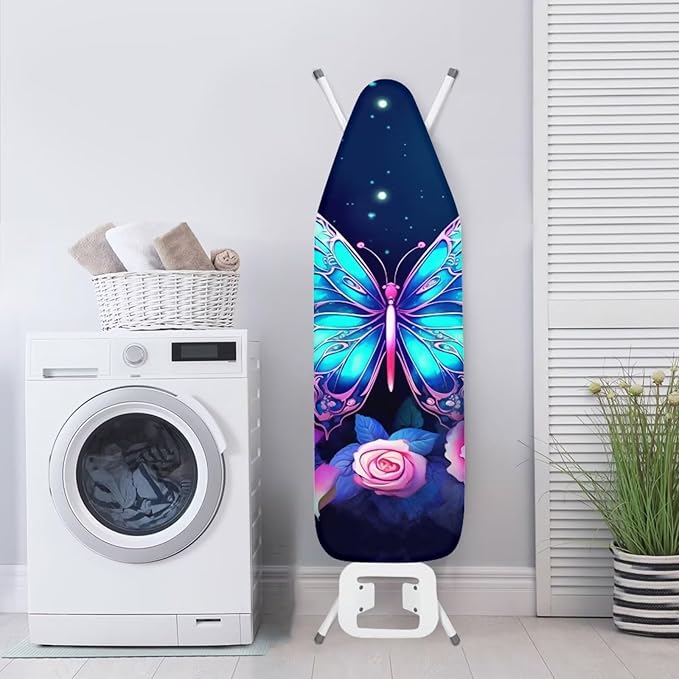 Butterfly Rose Ironing Board Cover and Pad