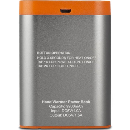 BoneView Electric Hand Warmer Emergency Power Bank with Flashlight - Portable Rechargeable 9900-mAh Battery Pack, Fast Heating Over 8 Hr, Hunting, Fishing, Survival, Camping Gadgets for Men & Women