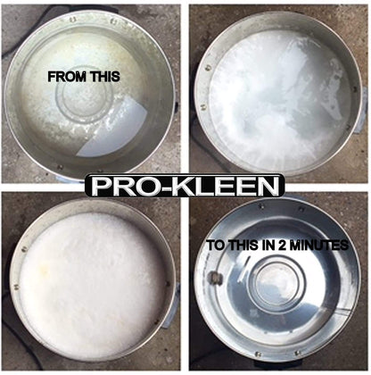 Pro-Kleen Descaler Liquid Multi-Purpose Descaler, Fast-Acting Concentrate & Dissolves Limescale, Optimises Performance & Prolongs Life of Coffee Machine, Kettle, Iron, Shower heads, Taps and More 5L