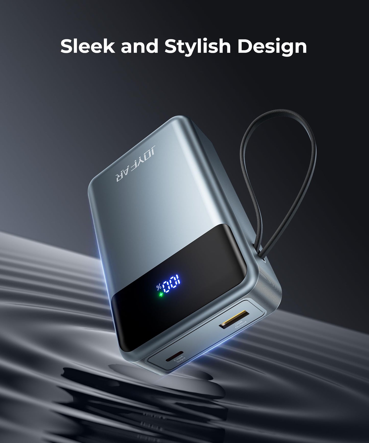 Portable-Charger-Power-Bank Travel Essentials Battery Pack USB C 30000mAh Built in Cable 22.5W Phone Fast Charging Powerbank Compatible with iPhone 16 15 14 13 12 11 iPad Samsung Google Xiaomi