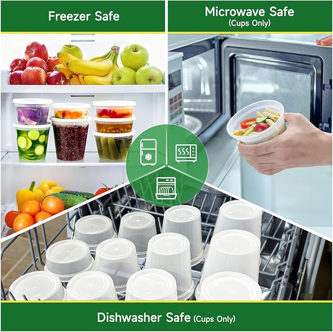 50 Set 16 oz Deli Containers